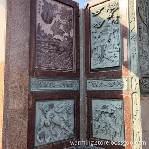 Customized stone carving murals